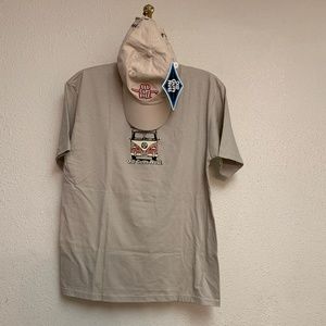 Old Guys Rule Tee and cap